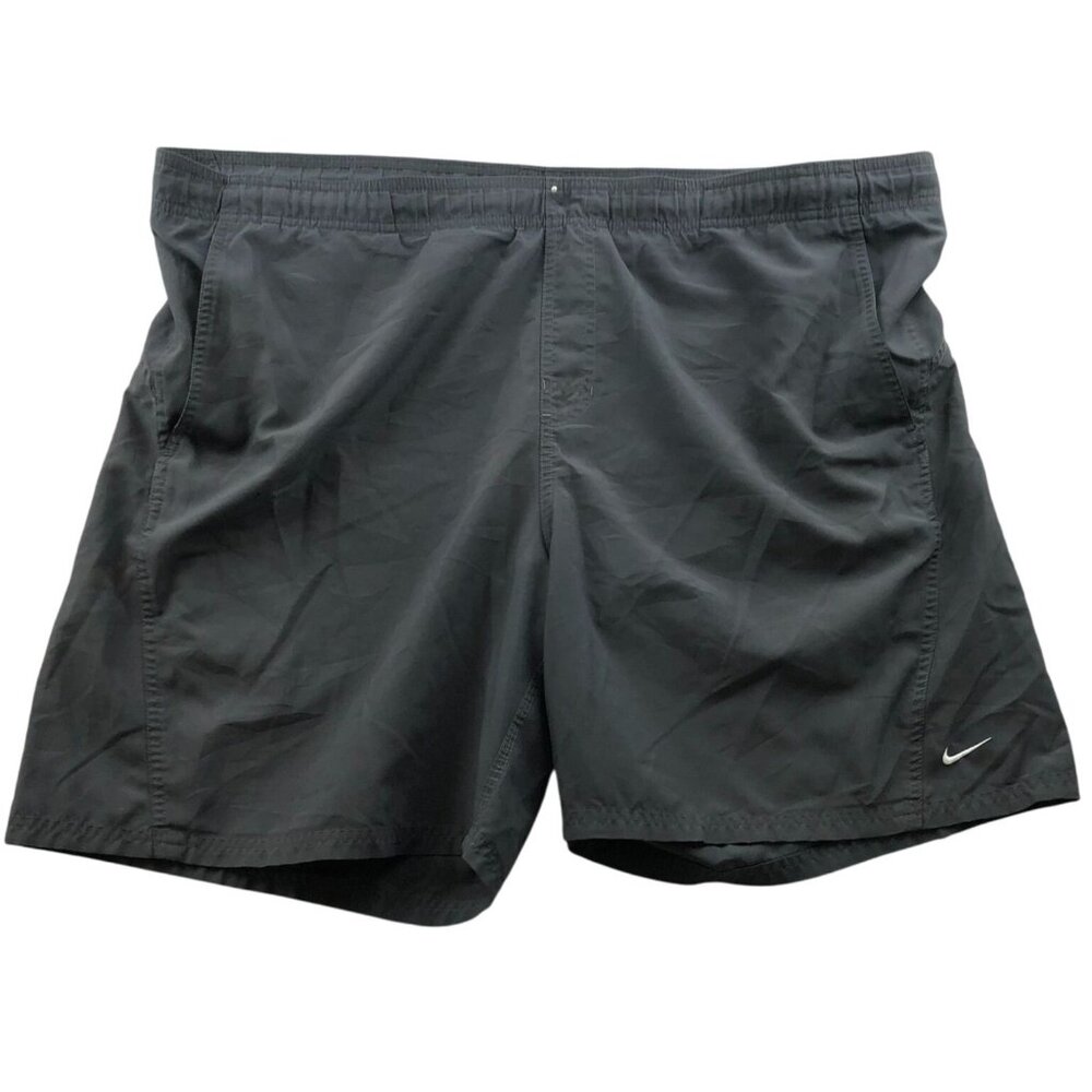 Nike Mens Swim Shorts Size 44W Black Lightweight Activewear Classic Pull On
